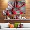 Designart - Fractal 3D Deep into Middle - Contemporary Canvas Art Print